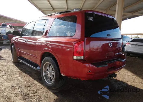 2008 Nissan Armada Le из США, поврежденный, VIN 5N1BA08D48N633480